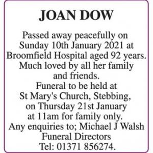 JOAN DOW