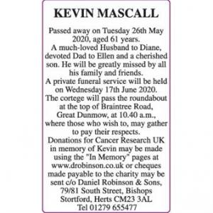 KEVIN MASCALL